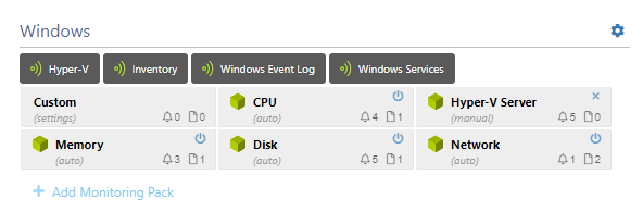 Hyper-V Server Settings